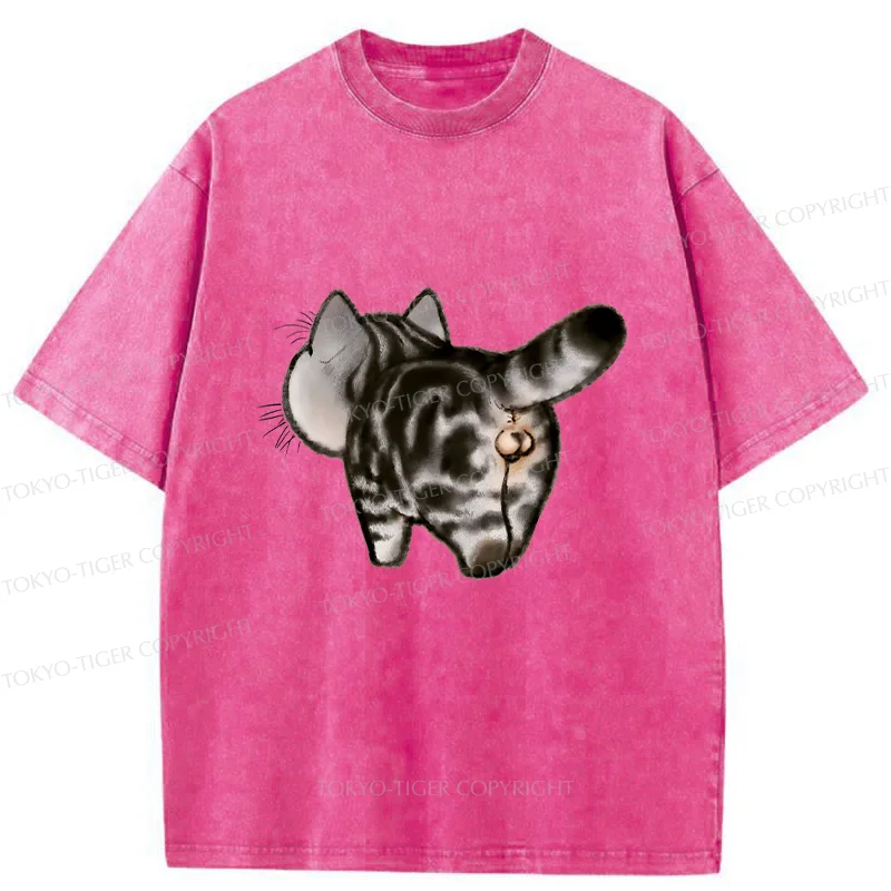 Tokyo-Tiger Cat's Back Washed T-Shirt
