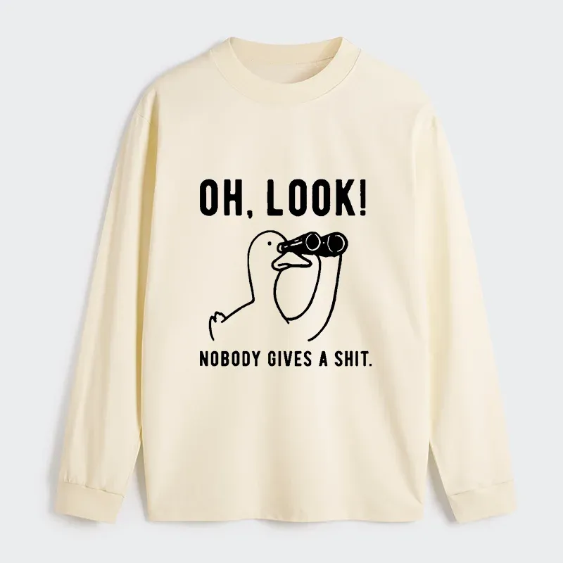 Tokyo-Tiger No One Cares About The Duck Classic Long Sleeve T-Shirt