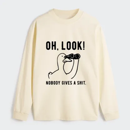 Tokyo-Tiger No One Cares About The Duck Classic Long Sleeve T-Shirt