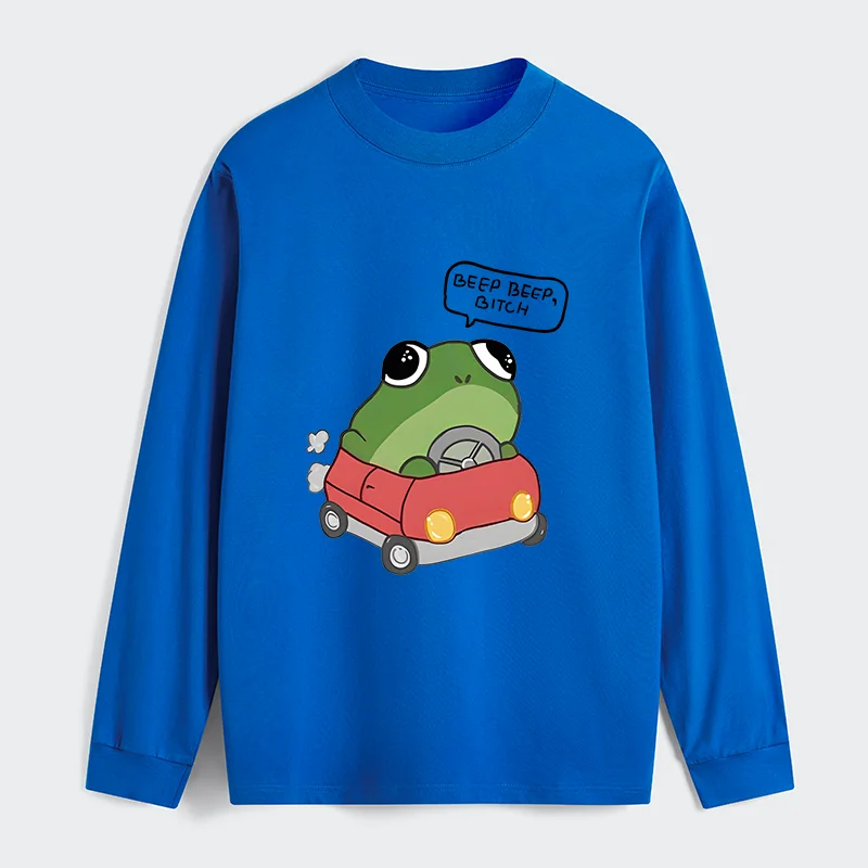 Tokyo-Tiger Frog Driving Classic Long Sleeve T-Shirt