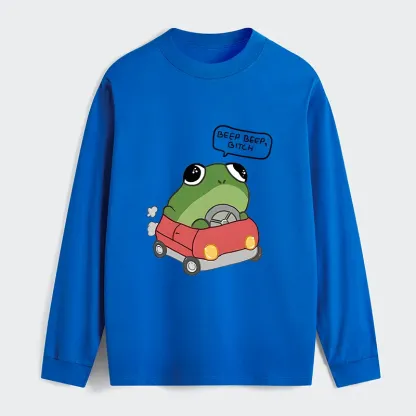 Tokyo-Tiger Frog Driving Classic Long Sleeve T-Shirt