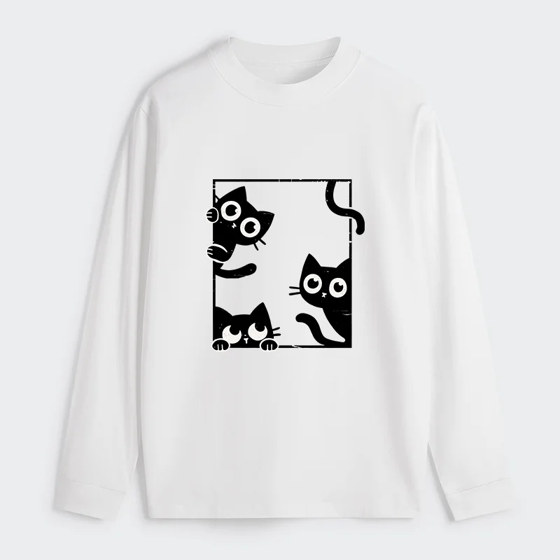 Tokyo-Tiger Looking At Your Cats Classic Long Sleeve T-Shirt