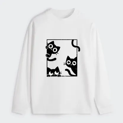 Tokyo-Tiger Looking At Your Cats Classic Long Sleeve T-Shirt