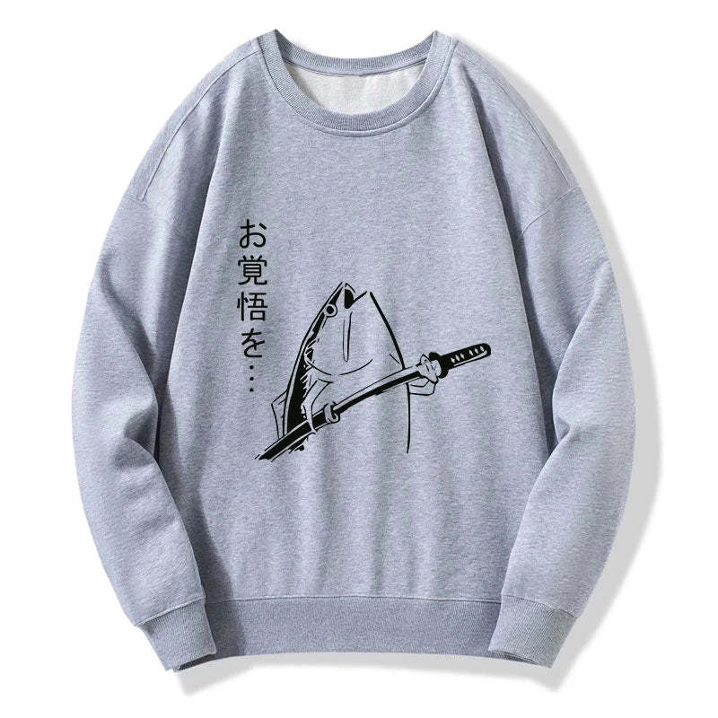 Tokyo-Tiger The Fish With The Knife Japanese Sweatshirt