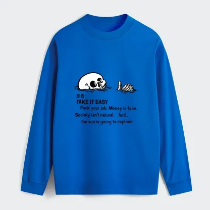 Tokyo-Tiger Skeleton Ridicule Classic Long Sleeve T-Shirt