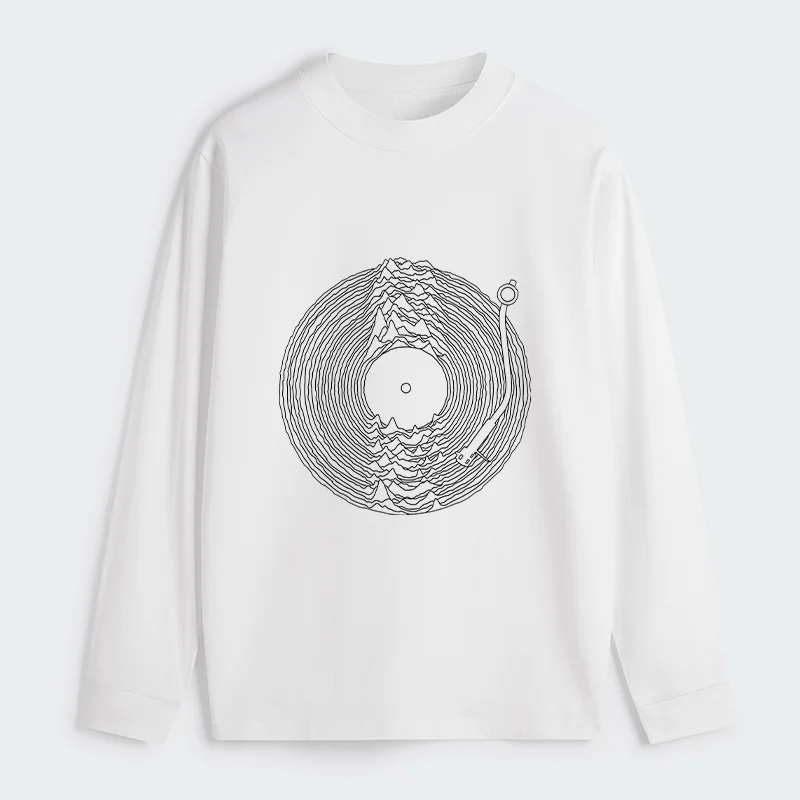 Tokyo-Tiger Record Player Japanese Classic Long Sleeve T-Shirt