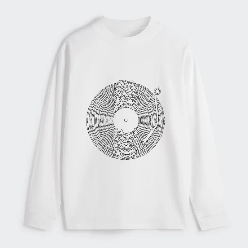 Tokyo-Tiger Record Player Japanese Classic Long Sleeve T-Shirt