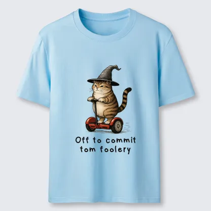 Tokyo-Tiger Orange Cat Riding Segway-style Classic T-Shirt