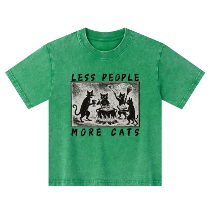 Tokyo-Tiger Cat Sacrifice Ceremony Kids Washed T-Shirt