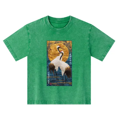 Tokyo-Tiger Fall Seven, Rise Eight - Haste Makes Waste Kids Washed T-Shirt