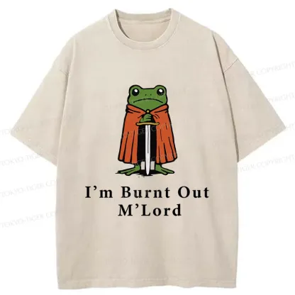 Tokyo-Tiger I’m Burnt Out M’Lord Washed T-Shirt