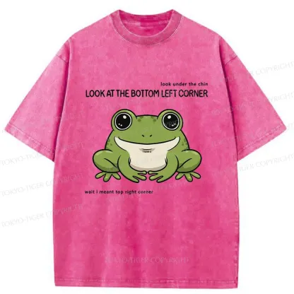 Tokyo-Tiger Look At This Frog Washed T-Shirt