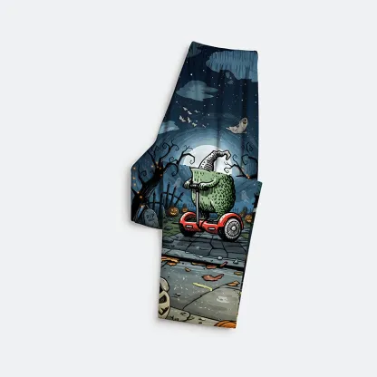 Tokyo-Tiger Frog Riding A Balance Scooter Family Pajama Sets