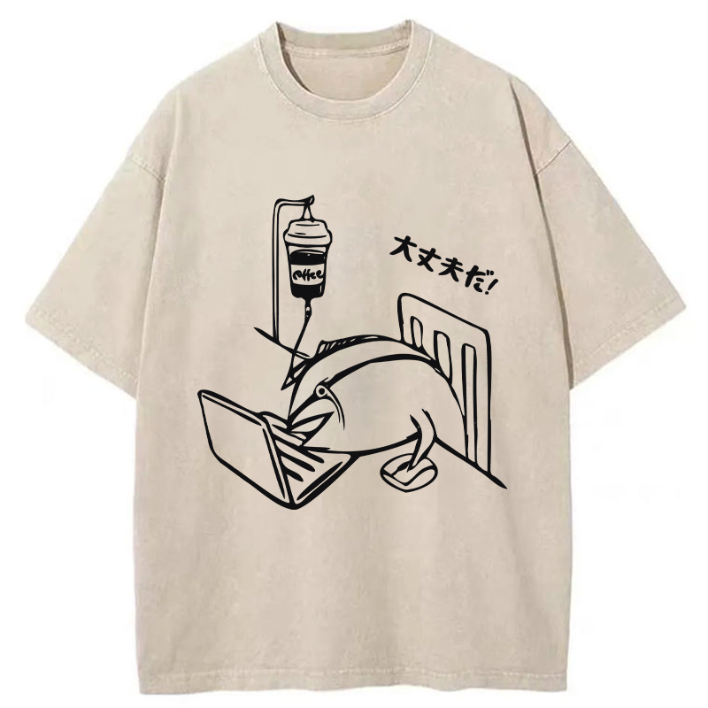 Tokyo-Tiger It's Okay Washed T-Shirt