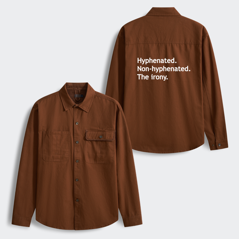 Tokyo-Tiger Hyphenated Funny Men's Corduroy Work Jacket