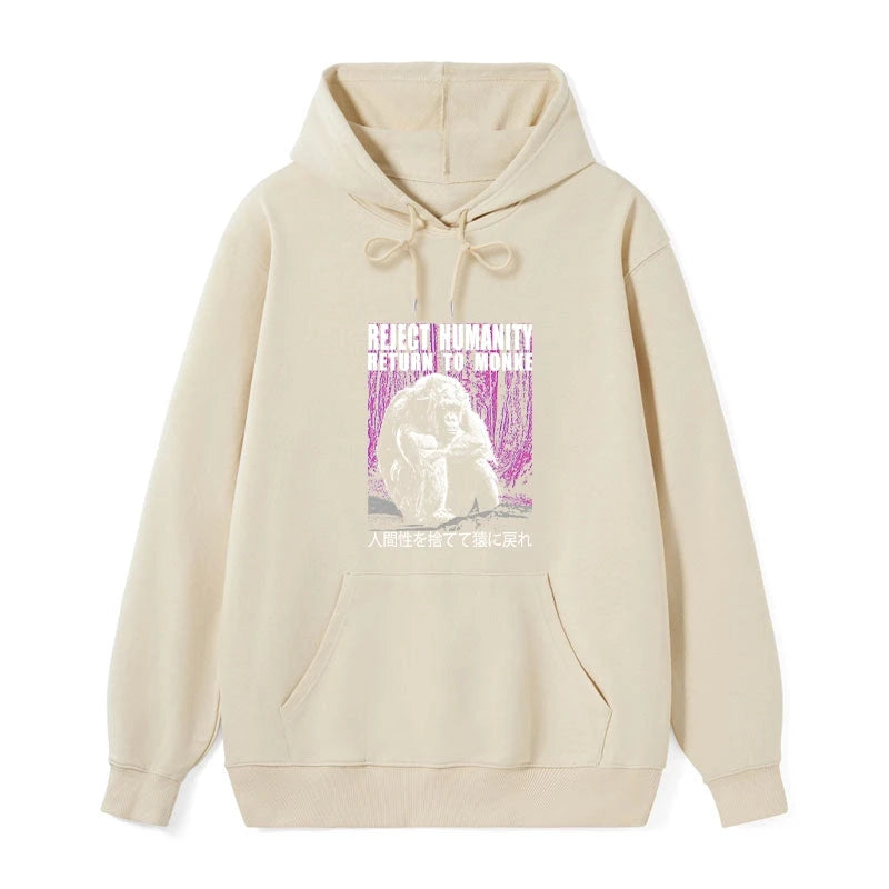 Tokyo-Tiger Reject Humanity Return To Monkey Classic Hoodie