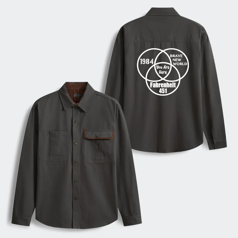 Tokyo-Tiger Multidimensional Thinking And Rebellion Men's Corduroy Work Jacket