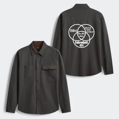 Tokyo-Tiger Multidimensional Thinking And Rebellion Men's Corduroy Work Jacket