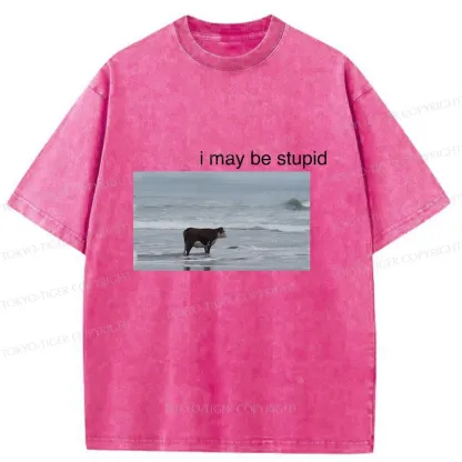 Tokyo-Tiger Foolish Cow Washed T-Shirt