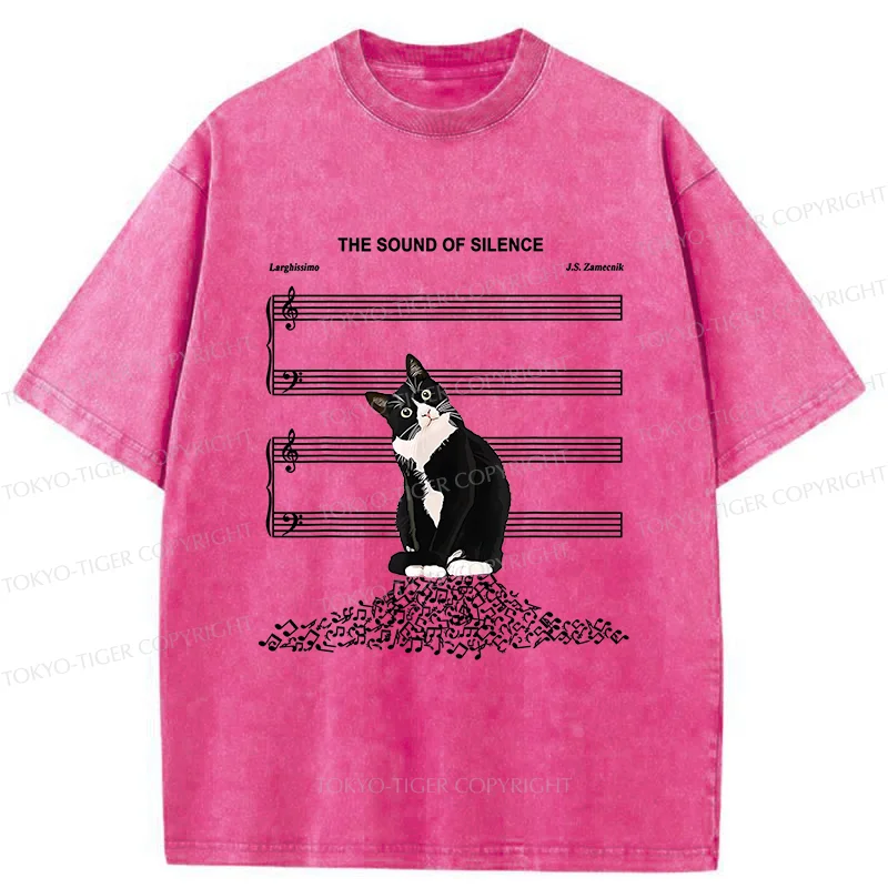 Tokyo-Tiger The Sound Of Silence Washed T-Shirt