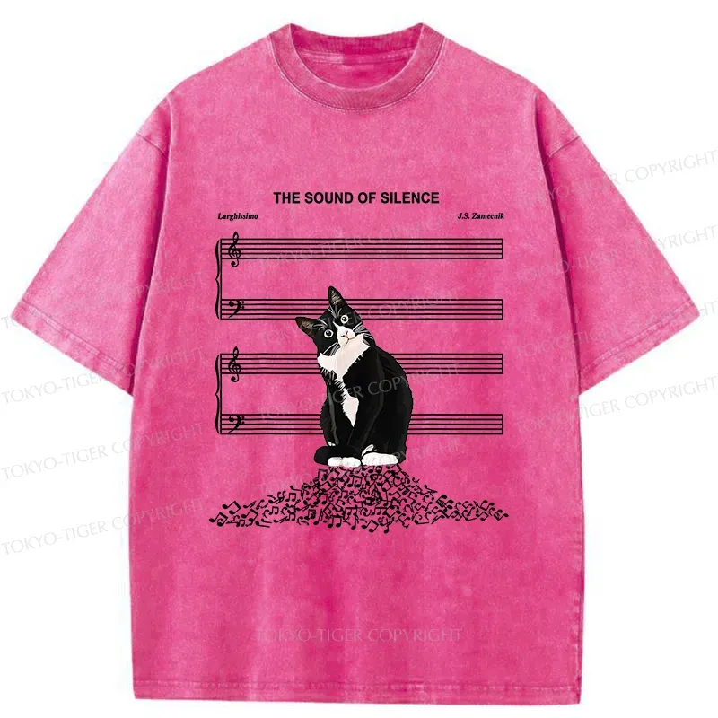 Tokyo-Tiger The Sound Of Silence Washed T-Shirt