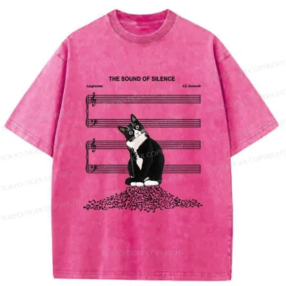 Tokyo-Tiger The Sound Of Silence Washed T-Shirt