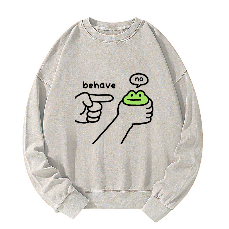 Tokyo-Tiger Dishonest Frog Washed Sweatshirt