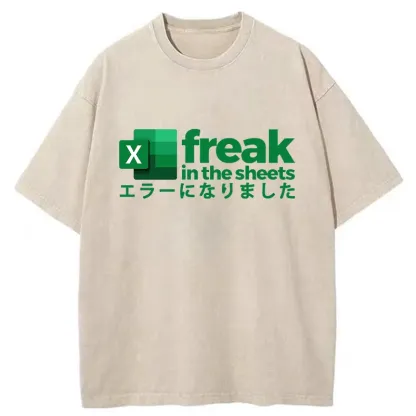 Tokyo-Tiger Freak In The Sheets Washed T-Shirt