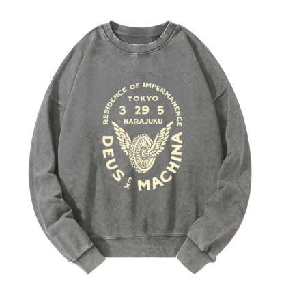 Tokyo-Tiger Deus Ex Machina Tokyo Washed Sweatshirt