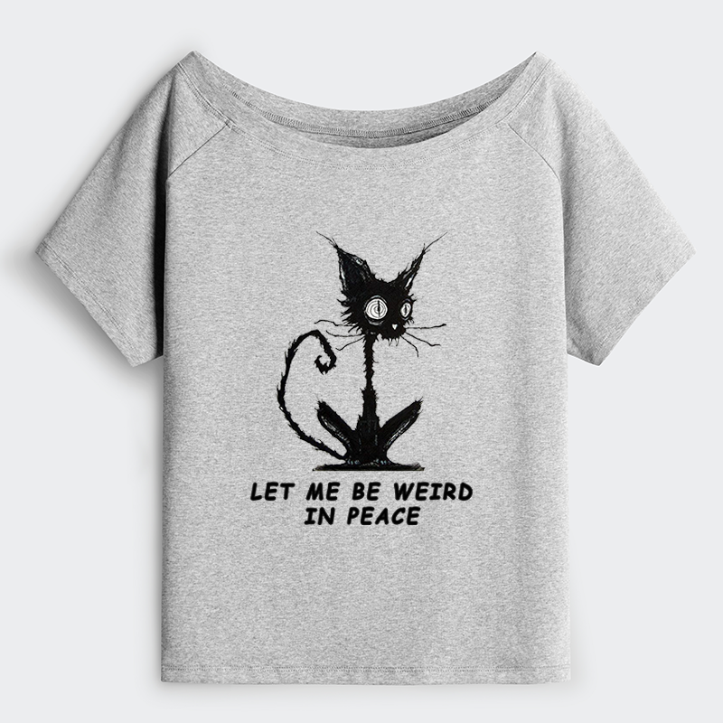 Tokyo-Tiger Cat Gradually Became Strange Off Shoulder T-Shirt