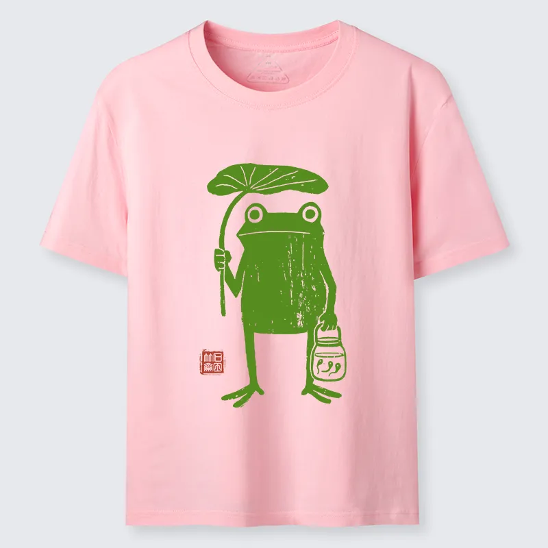 Tokyo-Tiger Frogs Taking Shelter From The Rain Classic T-Shirt