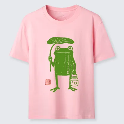 Tokyo-Tiger Frogs Taking Shelter From The Rain Classic T-Shirt