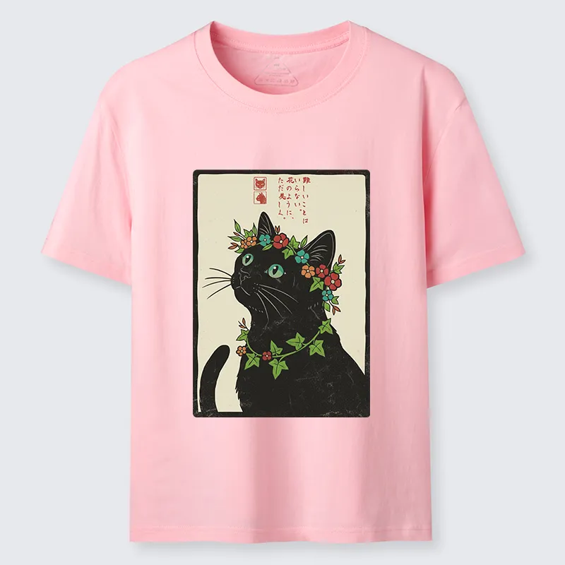 Tokyo-Tiger The Flower-Crowned Cat Classic T-Shirt