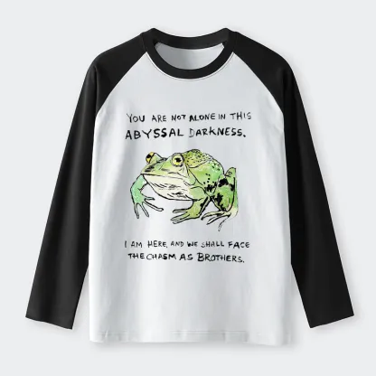 Tokyo-Tiger Support Your Frog Friends Raglan Long Sleeve T-shirt