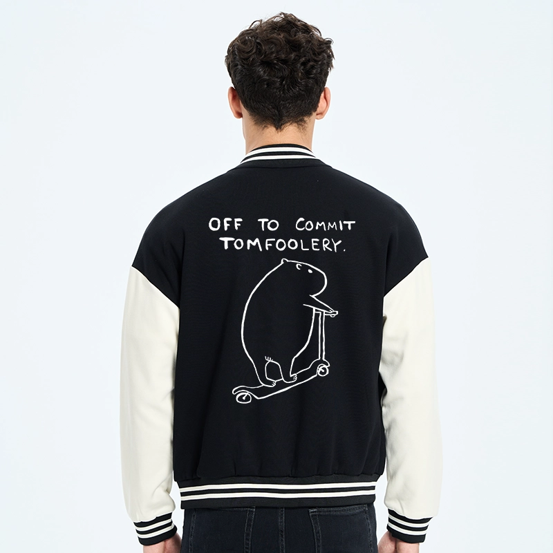 Tokyo-Tiger Capybara Is Ready To Do Something Bad Varsity Jacket