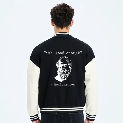 Tokyo-Tiger Mediocrates Meme Varsity Jacket
