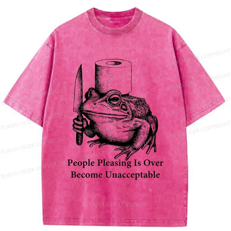 Tokyo-Tiger Refuse To Please Others Washed T-Shirt