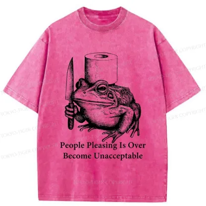 Tokyo-Tiger Refuse To Please Others Washed T-Shirt