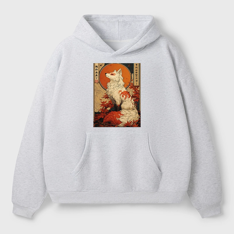 Tokyo-Tiger The Fox of Fates: A Tale of Nine Tails Aldult Fleece Hoodie