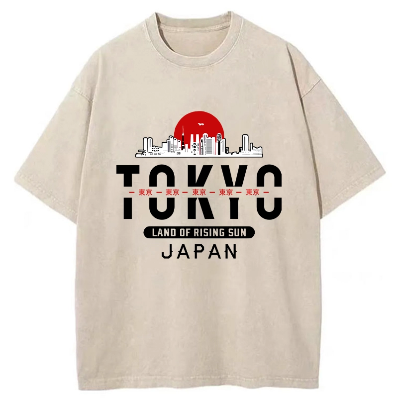 Tokyo-Tiger Tokyo Sunrise Washed T-Shirt