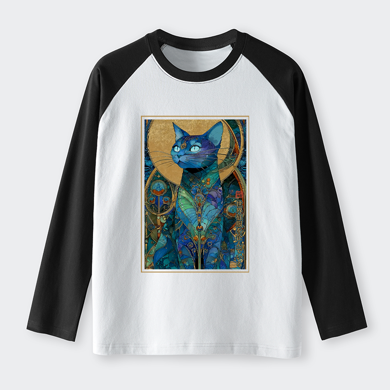 Tokyo-Tiger The Cat’s Plan To Rule Them All Raglan Long Sleeve T-shirt