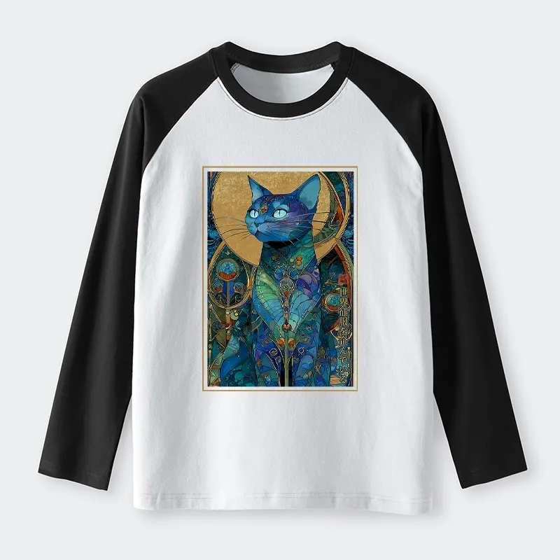 Tokyo-Tiger The Cat’s Plan To Rule Them All Raglan Long Sleeve T-shirt