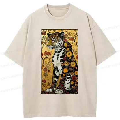 Tokyo-Tiger Magnificent Leopard Washed T-Shirt