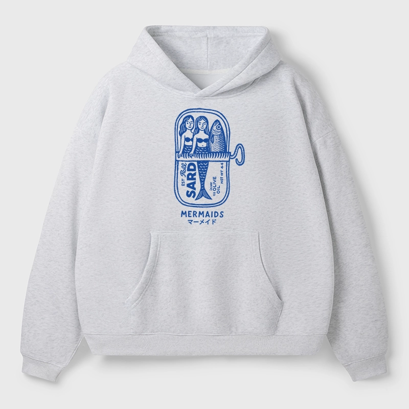 Tokyo-Tiger Mermaid Can Aldult Fleece Hoodie