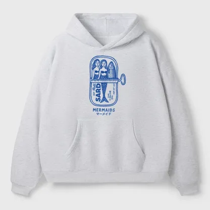 Tokyo-Tiger Mermaid Can Aldult Fleece Hoodie