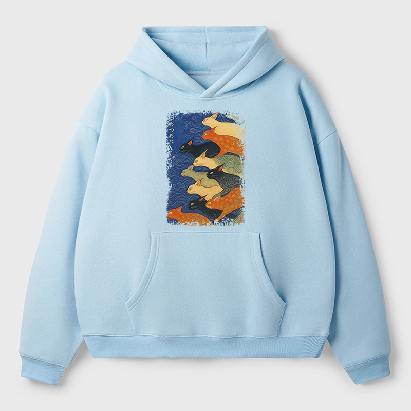 Tokyo-Tiger Claw-some Ninja Aldult Fleece Hoodie