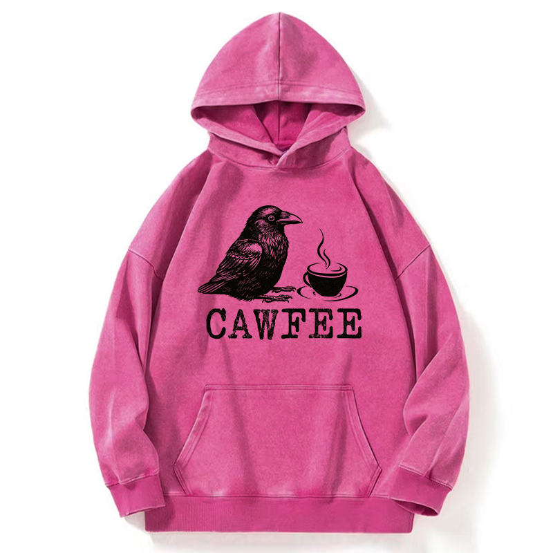 Tokyo-Tiger Cawfee Funny Japan Meme Washed Hoodie