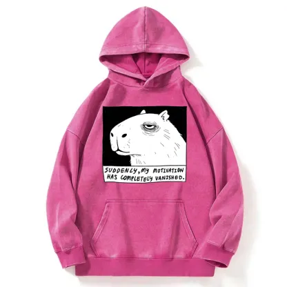 Tokyo-Tiger Power Has Completely Disappeared Washed Hoodie