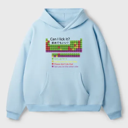 Tokyo-Tiger Can I Lick It Aldult Fleece Hoodie