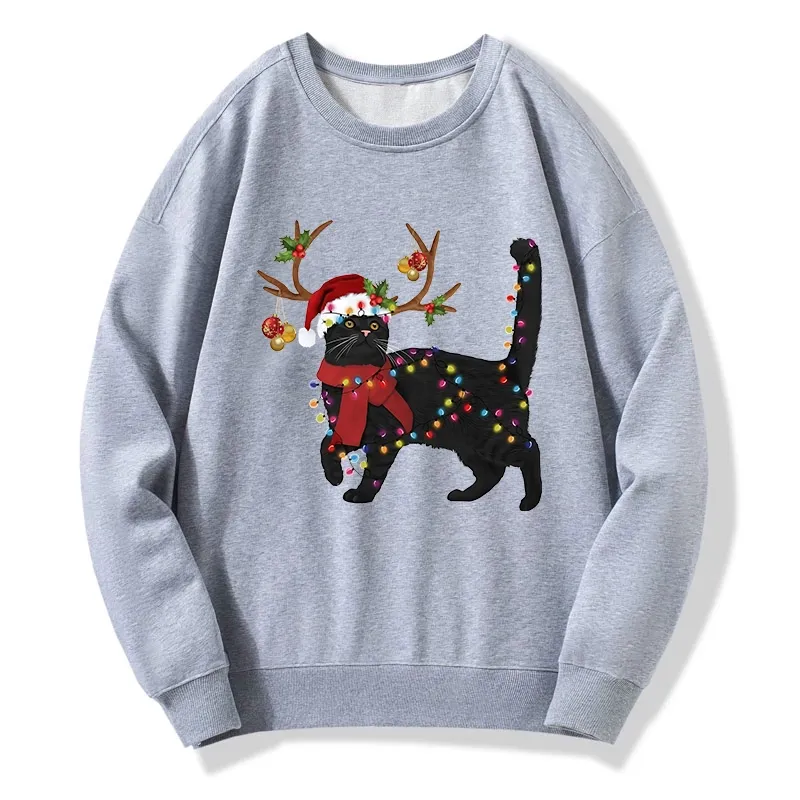 Tokyo-Tiger Christmas Black Cat Classic Sweatshirt